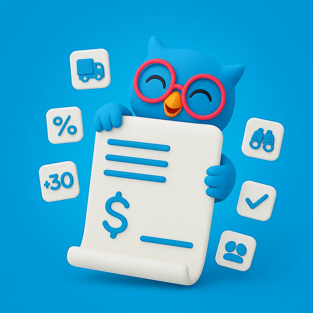 دسترسی به اضافات فاکتور